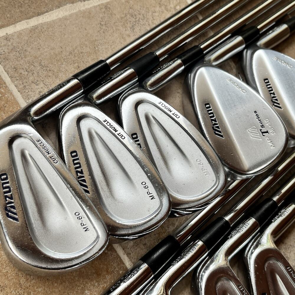 Mizuno Iron Set MP-60 FORGED 3-7 9-PW SW LW MP Series S300 Stiff RH NO #8 "FAIR" - Picture 4 of 16
